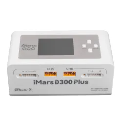Gens ace iMars D300 Plus Smart Charger | AC 300W + DC 700W | 16A | 1-6S | 2-Channel | White