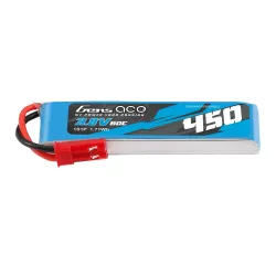 Gens ace 450mAh 1S 60C 3.8V(HV) Lipo Battery | JST-SYP Plug | Ace Classic