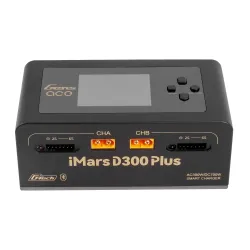 Gens ace iMars D300 Plus Smart Charger | AC 300W + DC 700W | 16A | 1-6S | 2-Channel | Black