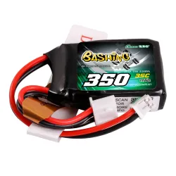 Gens ace 350mAh 2S 35C 7.4V Lipo Battery | JST-PHR Plug | Bashing (Non-G-Tech)