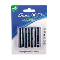 Gens ace 2700mAh 1.2V AA Battery | NiMH (4pcs)
