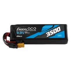 Gens ace 3500mAh 3S 20C 9.9V LiFe Battery| XT60 Plug | TX&RX