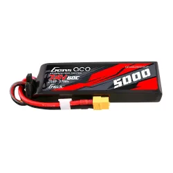 Gens ace 5000mAh 2S 60C 7.4V Lipo Battery | XT60 Plug | Car Classic