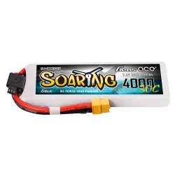 Gens ace 4000mAh 2S 30C 7.4V Lipo Battery | XT60 Plug | Soaring
