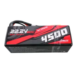 Gens ace 4500mAh 6S 60C 22.2V Lipo Battery | XT90 Plug | Hardcase | Car Classic