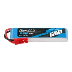 Gens ace 650mAh 1S 60C 3.8V(HV) Lipo Battery | JST-SYP Plug | Ace Classic