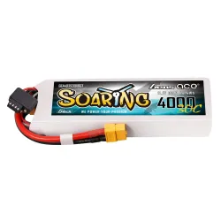 Gens ace 4000mAh 3S 30C 11.1V Lipo Battery | XT60 Plug | Soaring