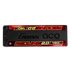 Gens ace 6600mAh 2S 140C 7.6V(HV) Lipo Battery | 5.0mm bullet | Redline