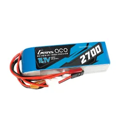 Gens ace 2700mAh 3S 11.1V Lipo Battery | Futaba+JST-XHR+JST-SYP | TX&RX