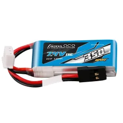 Gens ace 350mAh 2S 15C 7.4V Lipo Battery | JR Plug | Sport (F3K)