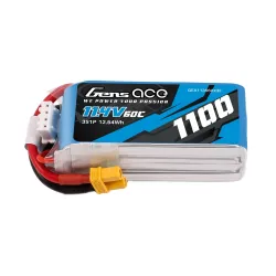 Gens ace 1100mAh 3S 60C 11.4V(HV) Lipo Battery | XT30 Plug | Heli