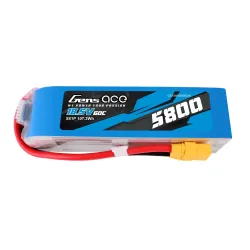 Gens ace 5800mAh 5S 60C 18.5V Lipo Battery | XT90 Plug | Ace Classic
