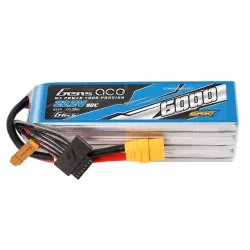 Gens ace 6000mAh 6S 80C 22.2V Lipo Battery | XT90 Plug | Sport (700 Helicopter)