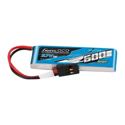 Gens ace 600mAh 1S 15C 3.7V Lipo Battery | JR Plug | Sport (F3K)