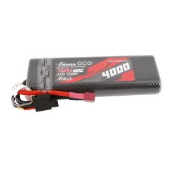 Gens ace 4000mAh 2S 60C 7.4V Lipo Battery | Hardcase | Deans Plug | Car Classic