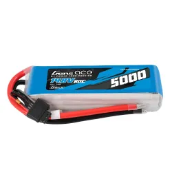 Gens ace 5000mAh 4S 80C 14.8V Lipo Battery | No Plug | Ace Classic (F5B)