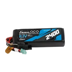 Gens ace 2400mAh 3S 25C 11.1V Lipo Battery | TX&RX
