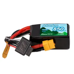Gens ace 850mAh 4S 60C 14.8V Lipo Battery | XT60 Plug | Adventure