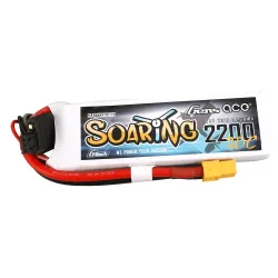 Gens ace 2200mAh 2S 30C 7.4V Lipo Battery | XT60 Plug | Soaring