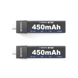 BETAFPV BT3.0 450mAh 2S Battery (2PCS)