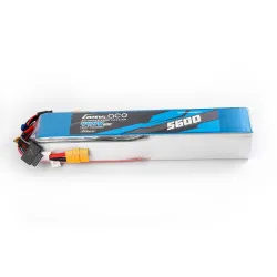 Gens ace 5600mAh 12S 80C 44.4V Lipo Battery | XT90 Plug | Heli