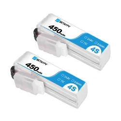 BETAFPV 450mAh 4S 75C Lipo Battery (2PCS)