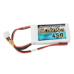 Gens ace 450mAh 3S 30C 11.1V Lipo Battery | JST-SYP Plug | Soaring