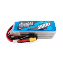 Gens ace 2800mAh 6S 60C 22.2V Lipo Battery | XT60 Plug | Heli