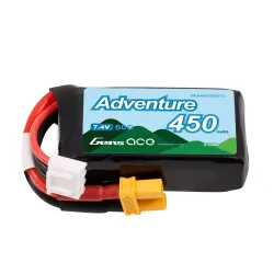 Gens ace 450mAh 2S 60C 7.4V Lipo Battery | XT30 Plug | Adventure (Non-G-Tech)