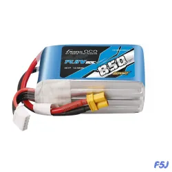 Gens ace 850mAh 4S 80C 14.8V Lipo Battery | XT30 Plug | Sport (F5J)