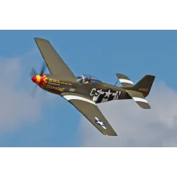 FlightLine P-51D Mustang 1600mm (63”) Wingspan Warbird with Gyro - PNP