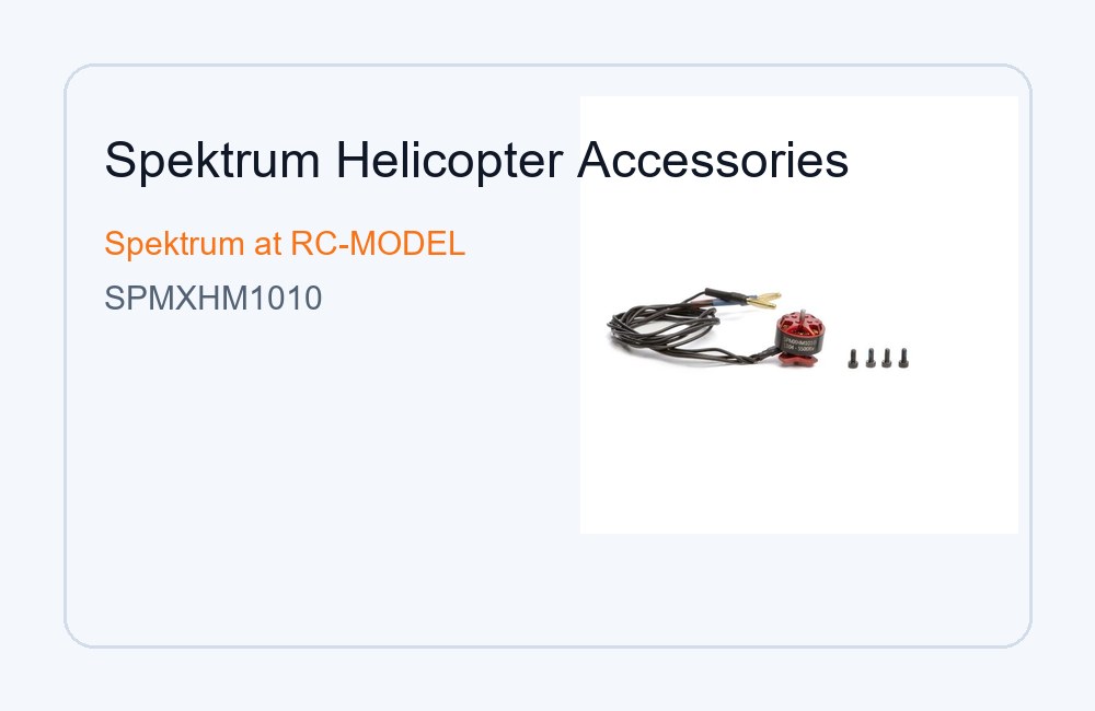 אביזרי מסוקים Spektrum